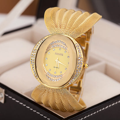 Reloj mariposa dorado para Dama