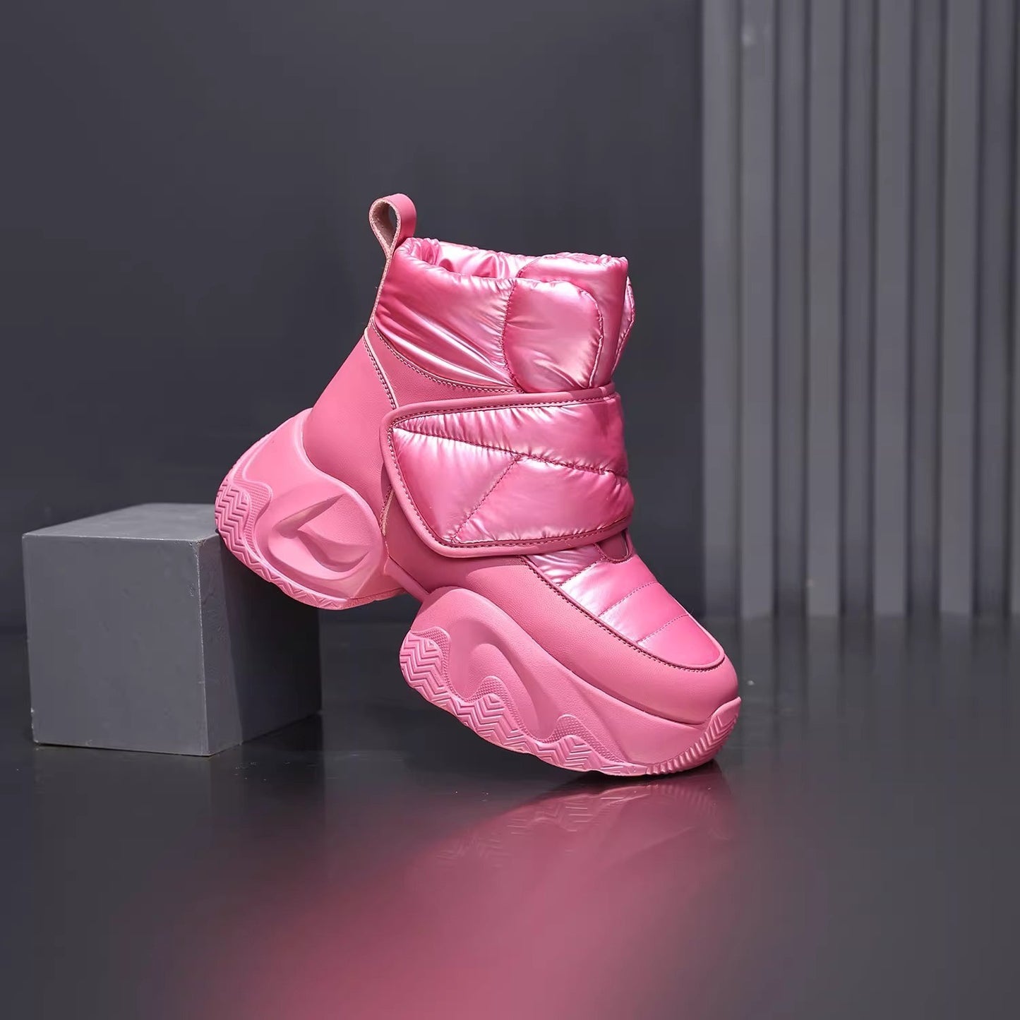 Snow Boots - Botas de terciopelo