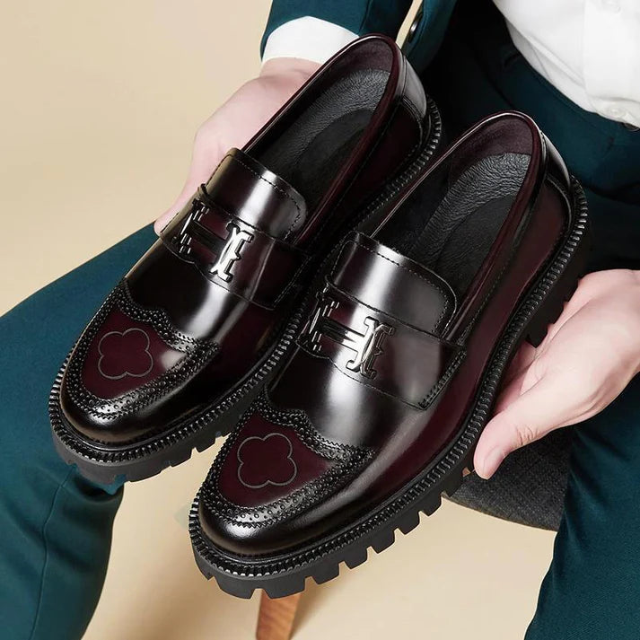 Charme - Zapatos ortopédicos de piel artesanal mate