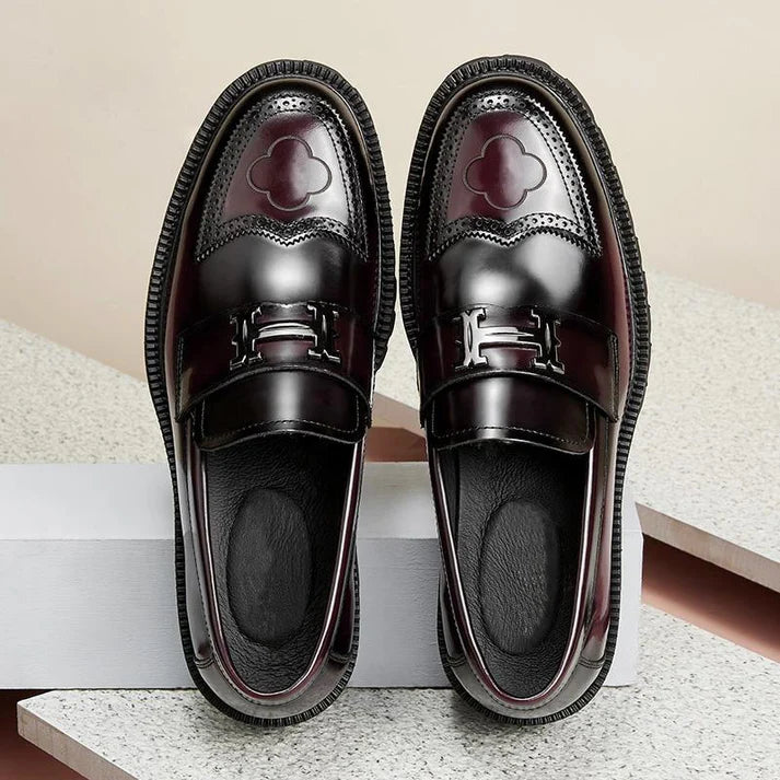 Charme - Zapatos ortopédicos de piel artesanal mate