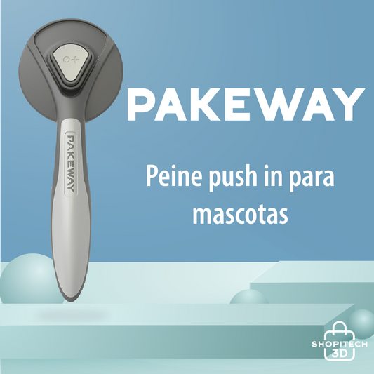 PAKEWAY® Peine push in para mascotas