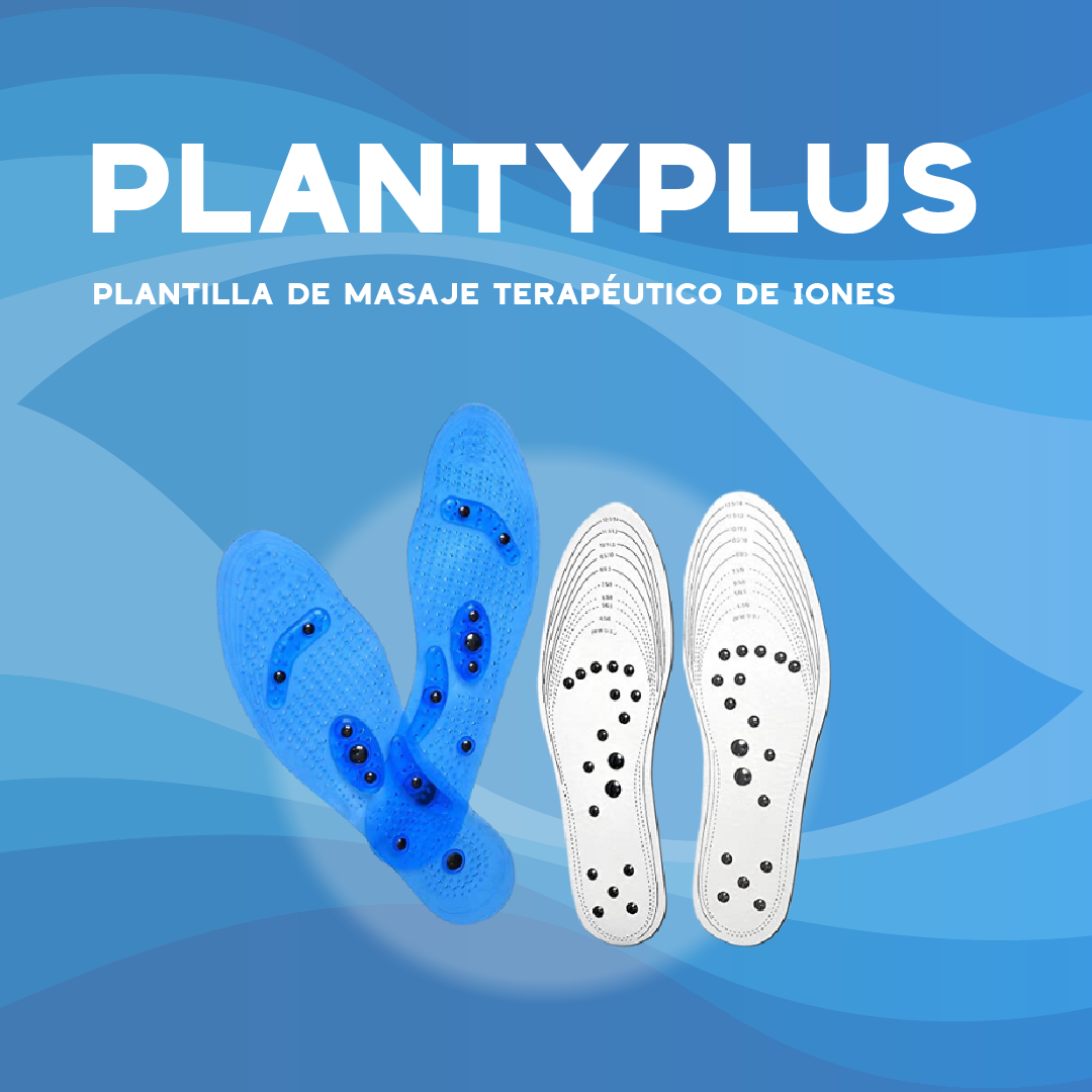 PlantyPlus® Plantilla de Masaje Terapéutico de Iones C